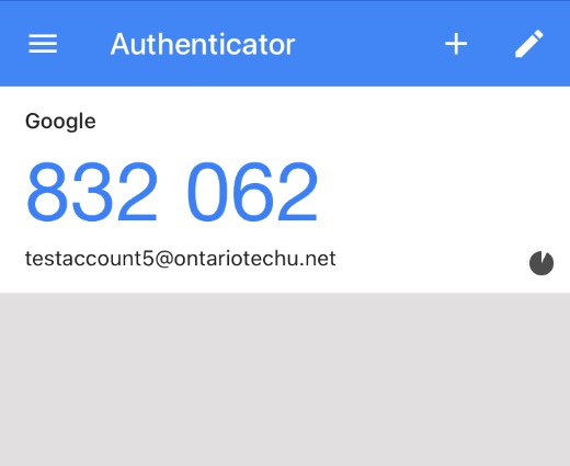 Google Authenticator Step 7